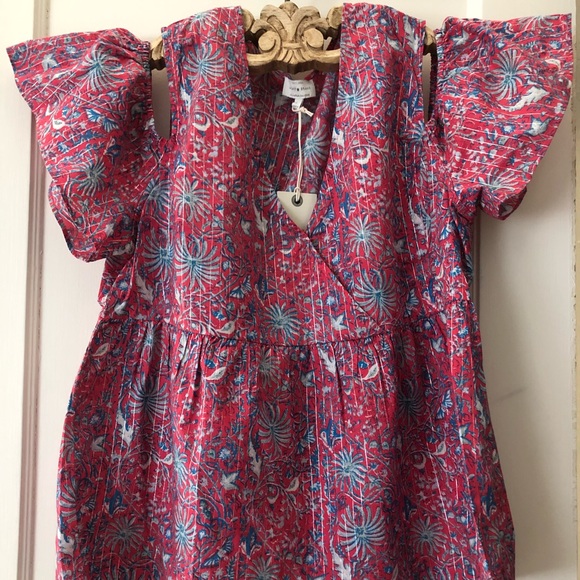 Lucky Brand Tops - Lucky Brand Off Shoulder Ruffle Cap Sleeve Blouse